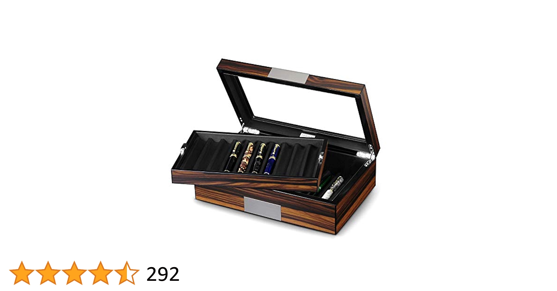 Amazon.com : Lifomenz Co Pen Display Box Ebony Wood Display